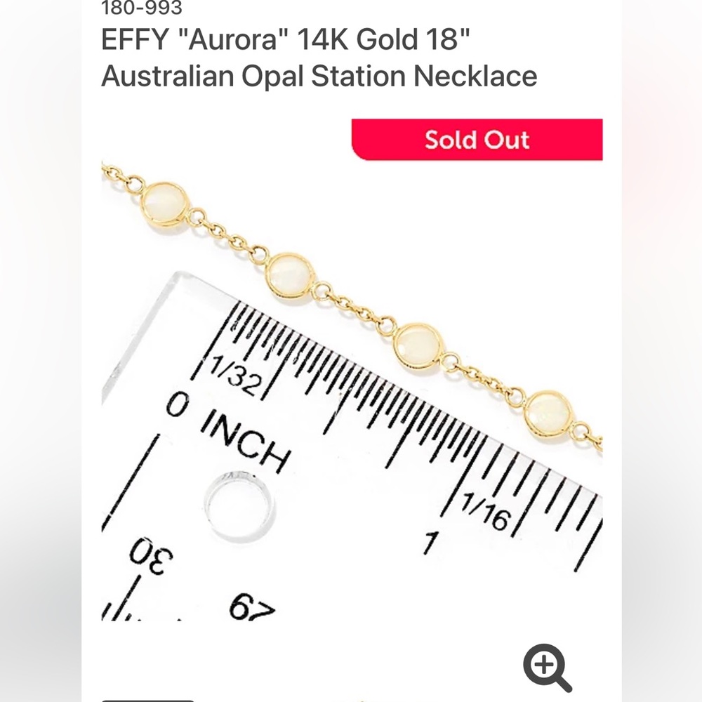 Effy “Aurora” Australian Opal necklace-14k gold - Picture 9 of 14